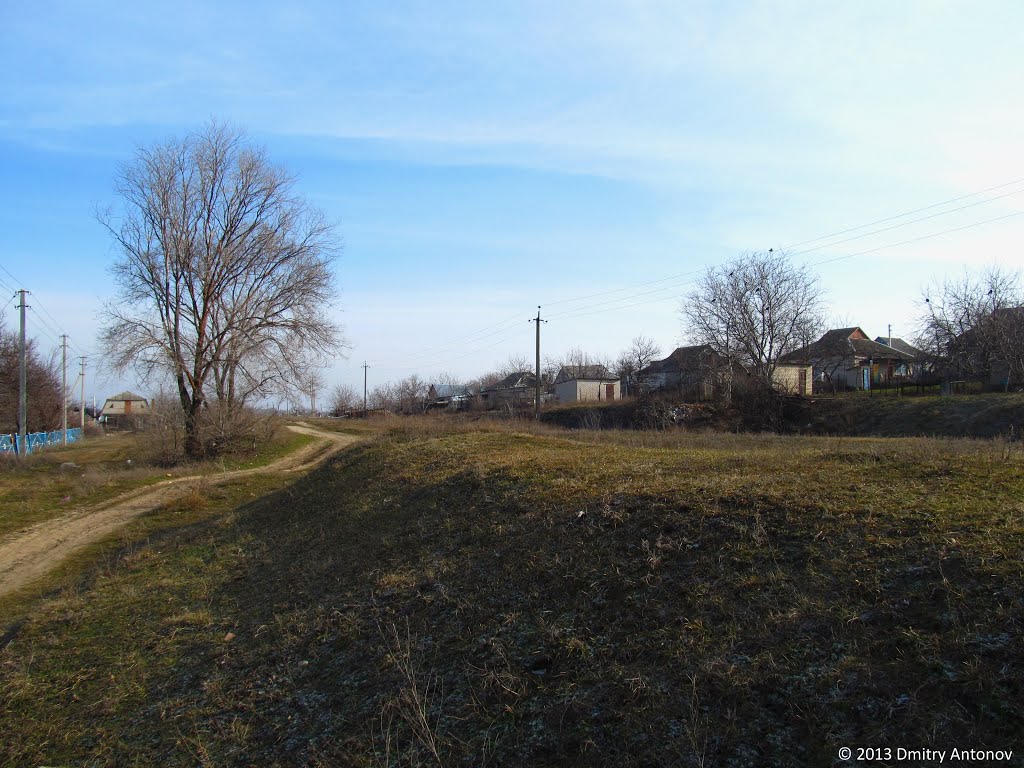 Штучний насип для полотна Катериненської залізниці, 2013