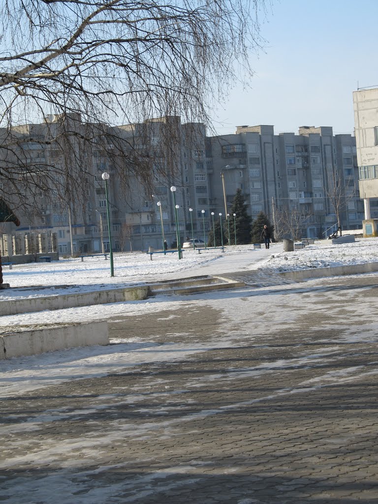 Вид на жилой комплекс