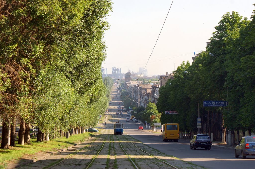 Dneprodzerzhinsk. Lenin Ave. - Днепродзержинск. Проспект Ленина