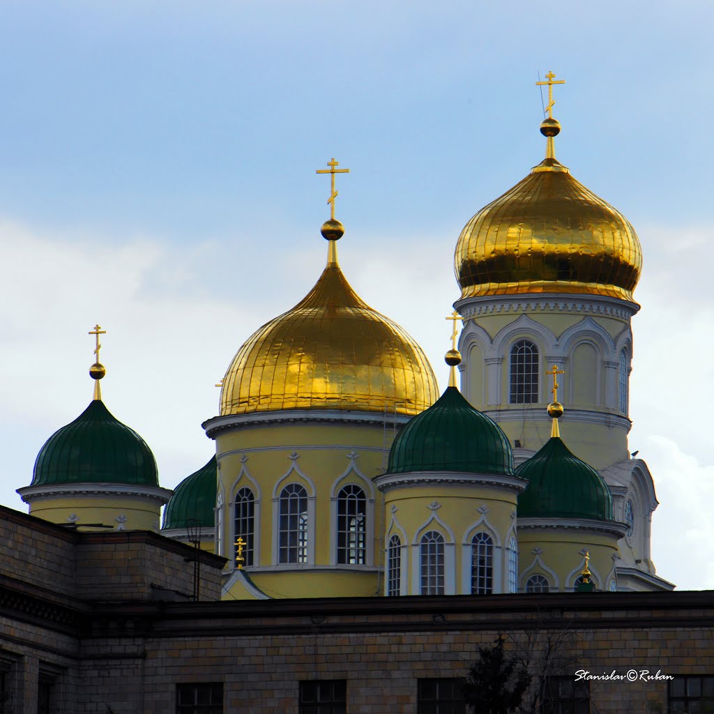 Куполи Троїцького собору ... *Trinity Cathedral Domes ...