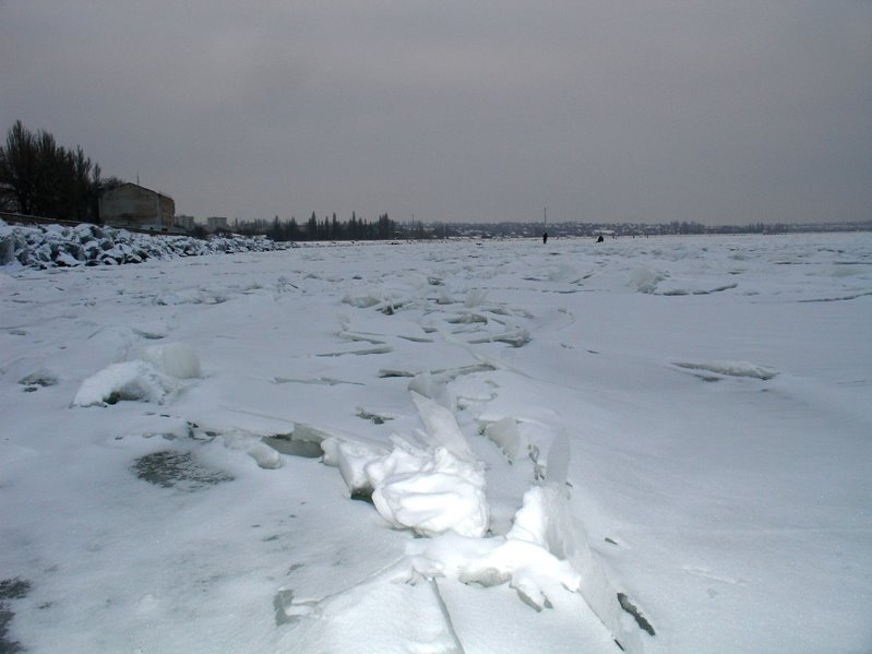 Торосы на море