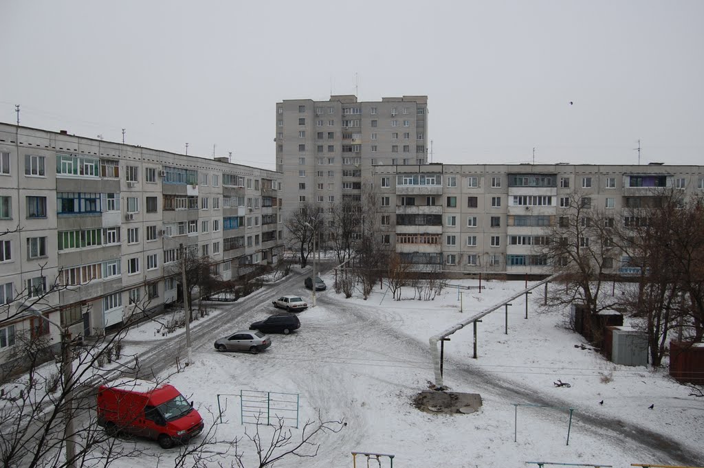 Мой двор зимой